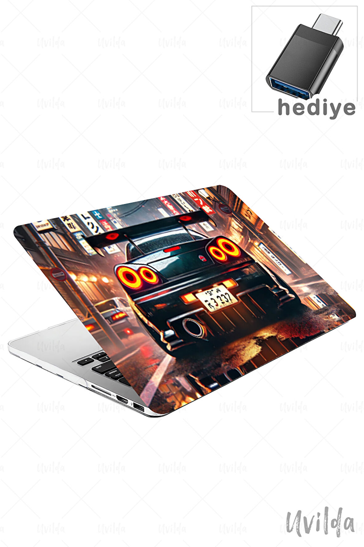 MacBook Pro 16 A2485 uyumlu Otomo-6 HD Msoft Koruma Neon Skyline R34