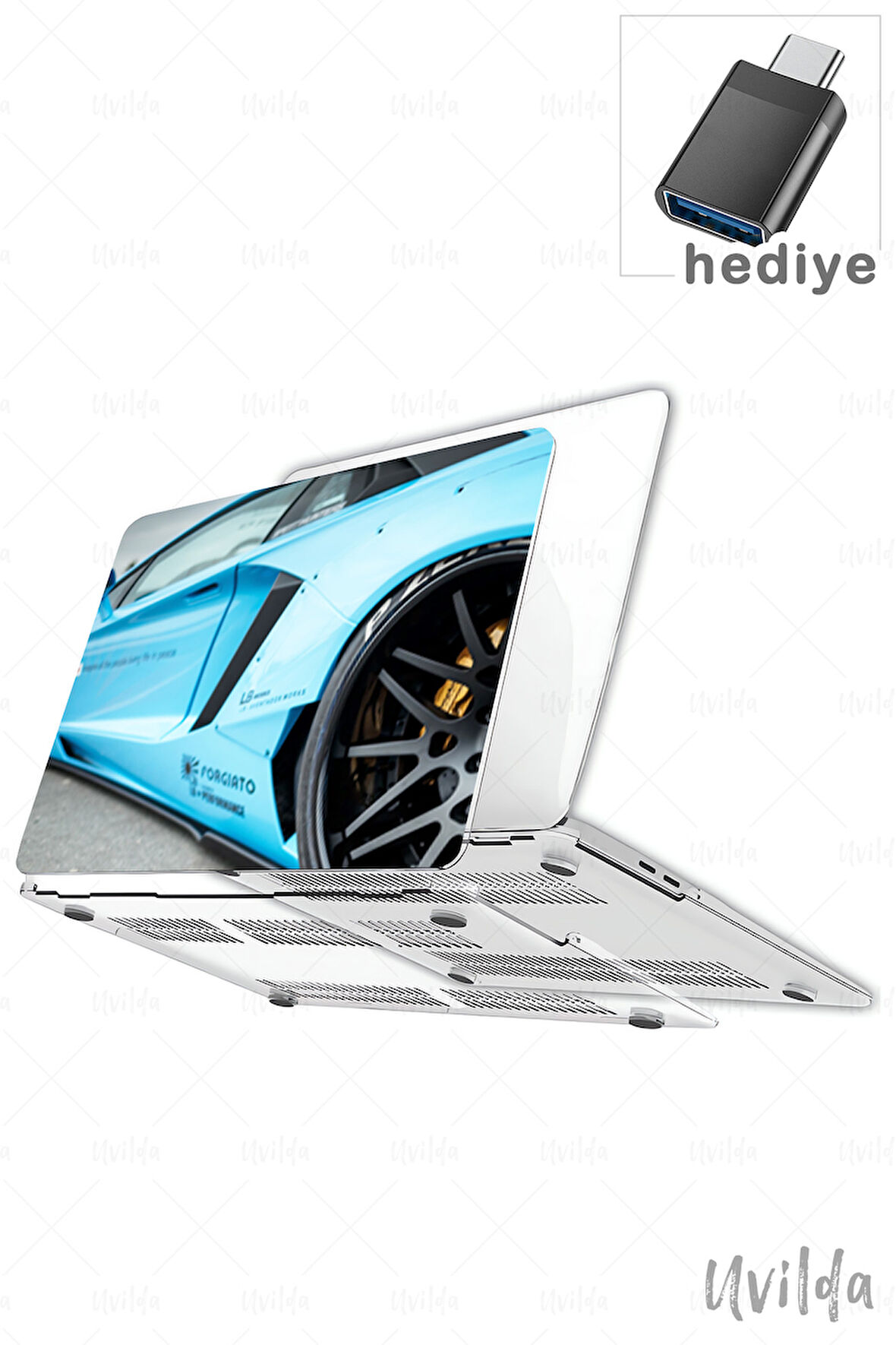 MacBook Pro 14 A3401 A3185 A3112 A2992 A2918 A2779 A2442 uyumlu Otomo-28 Msoft Darbe Emici Bebek Mavi