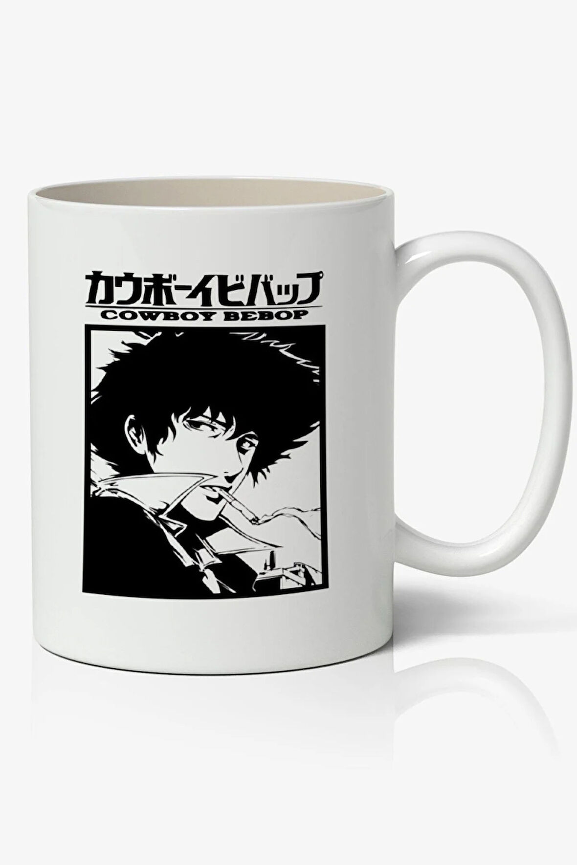 Cowboy Bebop Anime Temalı Beyaz Kupa Bardak Sevgiliye Arkadaşa Hediye