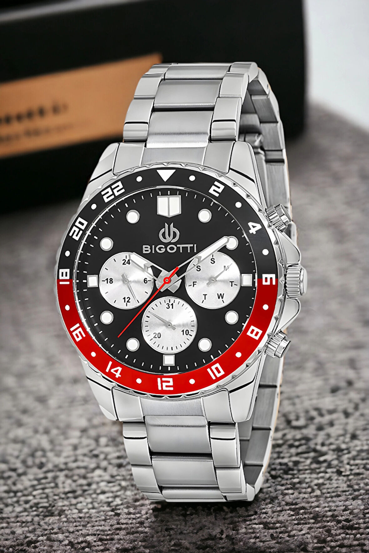 Bigotti Fonksiyon Erkek Kol Saati Gümüş Renk BG.1.10189.1 Çelik Kasa&Kordon+Bileklik  ZMB013