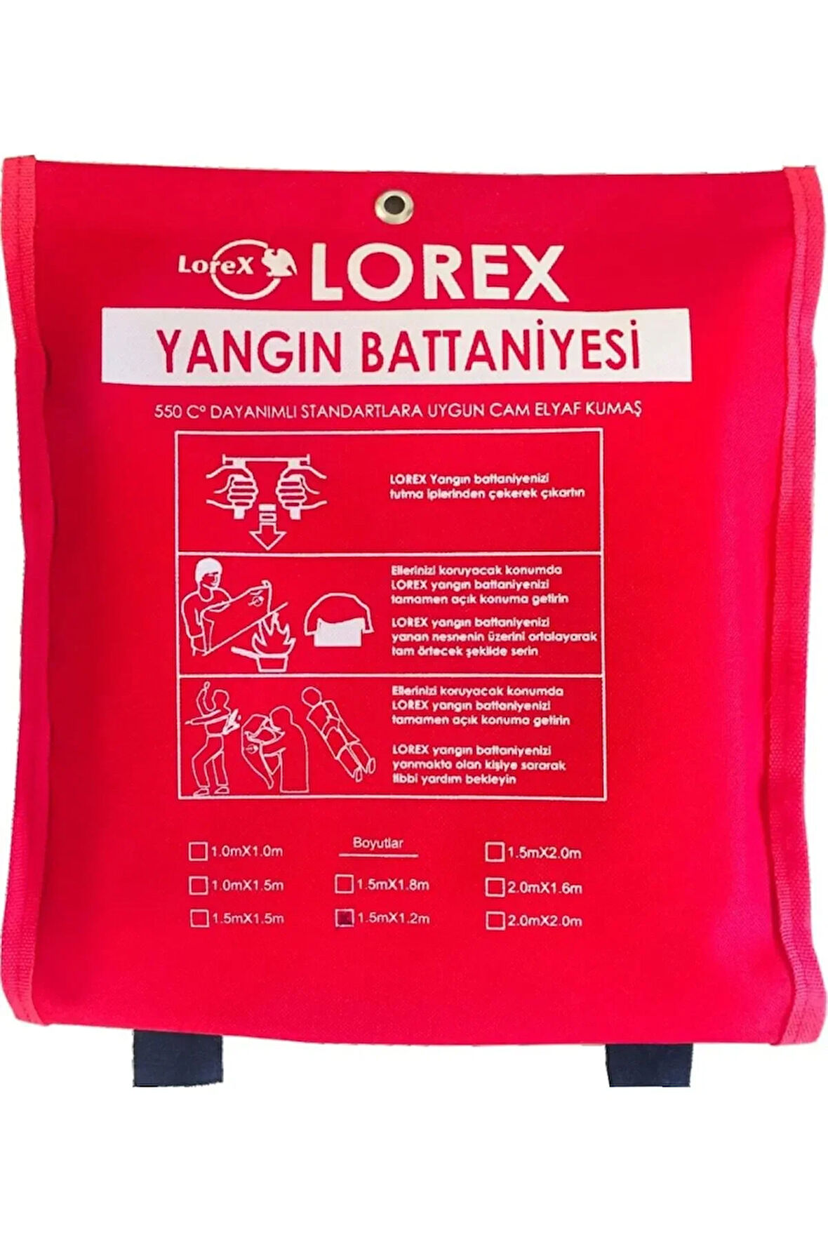 LOREX LR-FB1512C Yangın Battaniyesi - 150cm x 120cm