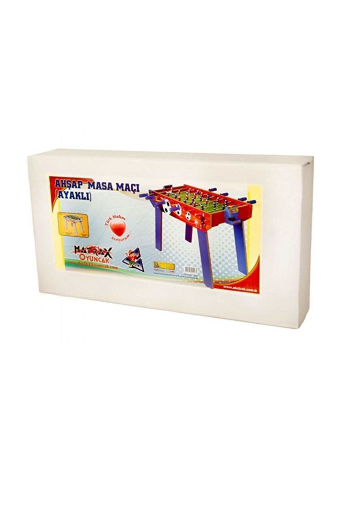 Ahşap Masa Maçı Ayaklı 4 Kollu