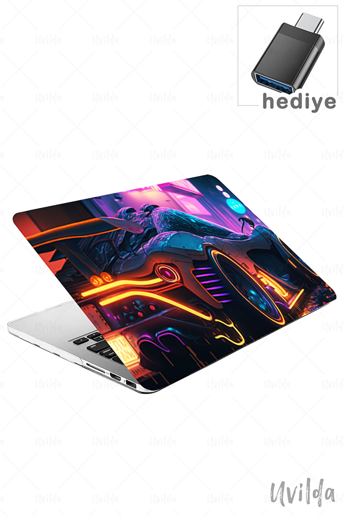 MacBook Pro 16 A2485 uyumlu Otomo-18 TPU Kapak Msoft Hyper Neon