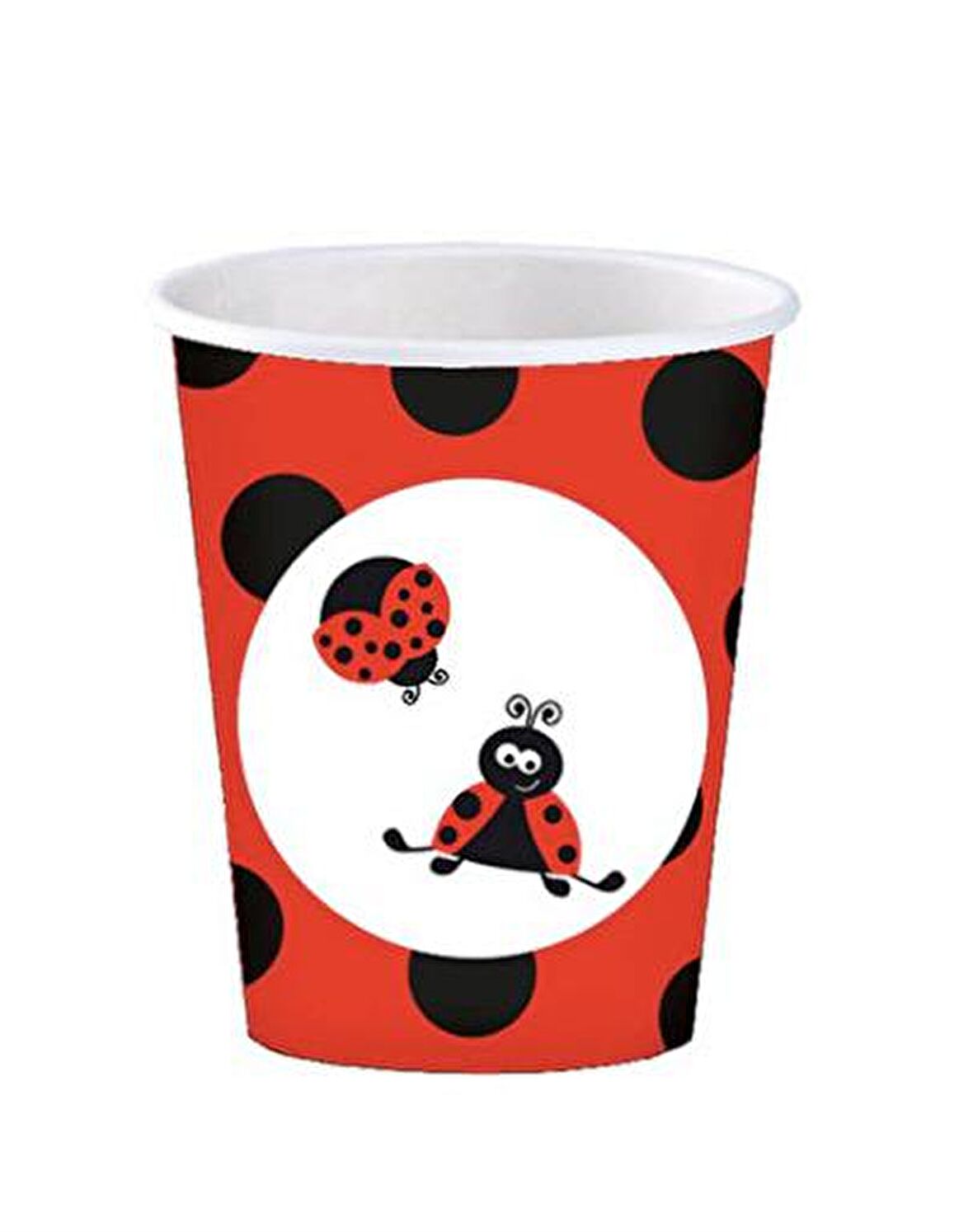 UĞUR BÖCEĞİ KARTON BARDAK 8'Lİ