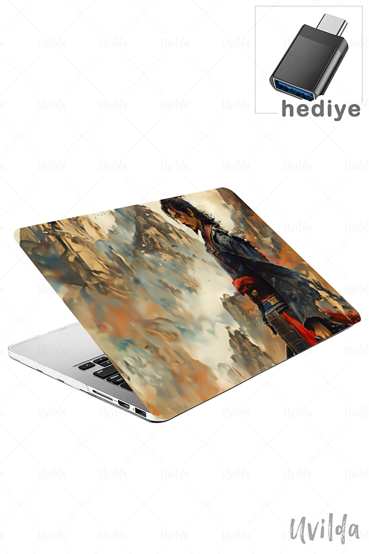 MacBook Pro 16 A2485 uyumlu Japon-9 TPU Kapak Msoft Savaşçı Tablo