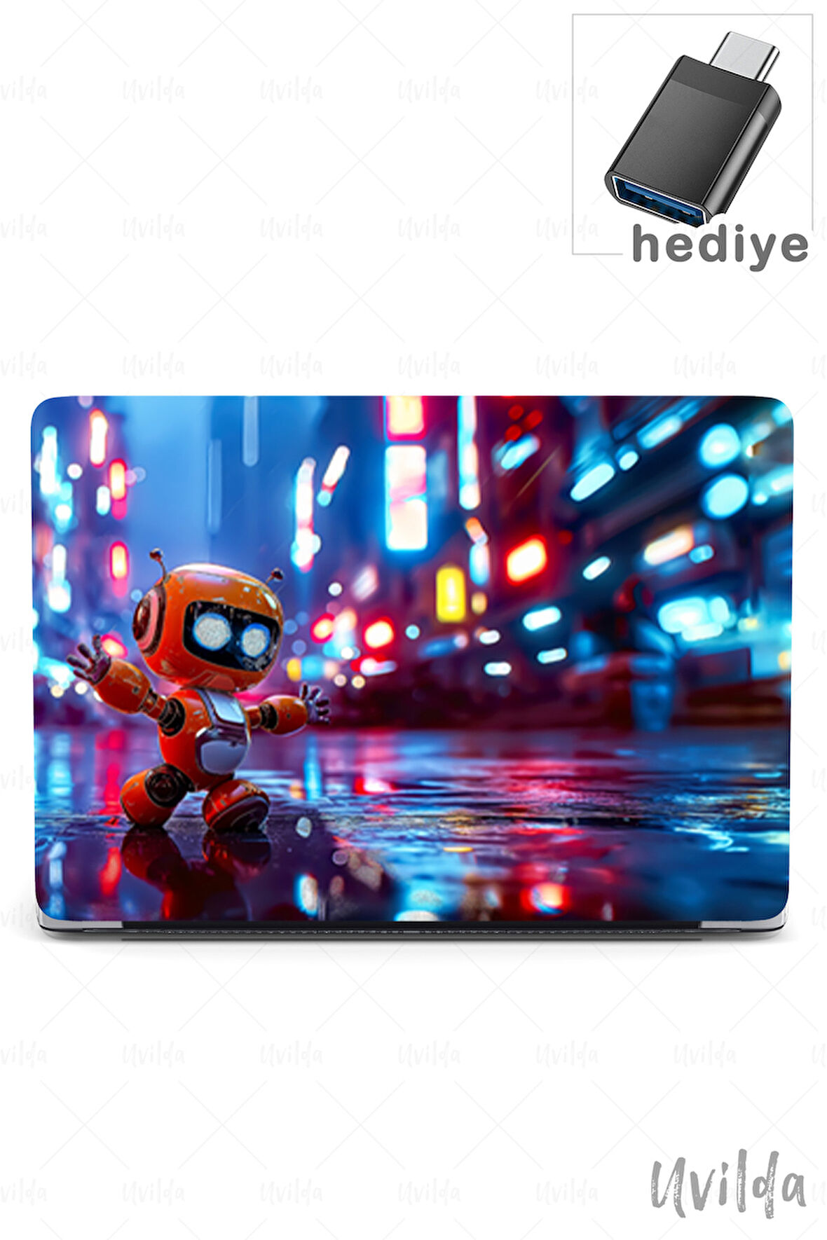 MacBook Air 13.6 A3113 A2681 uyumlu Derin 16 HQ Msoft Robot ve Gece