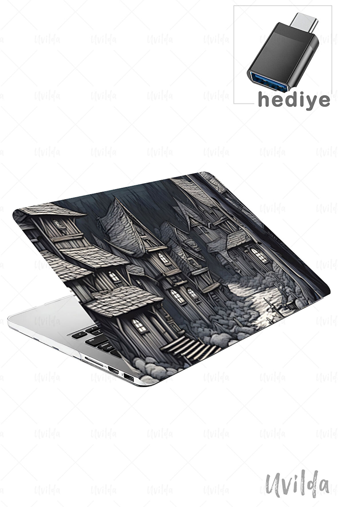 MacBook Pro 16 A2485 uyumlu Derin 8 Notebook Msoft Ahşap Kasaba