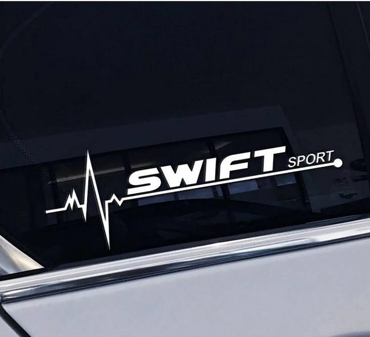 Swift Yan Cam Sticker Oto Kapı Çıkartma Tuning oto 20 cm x 7 cm yazı 481