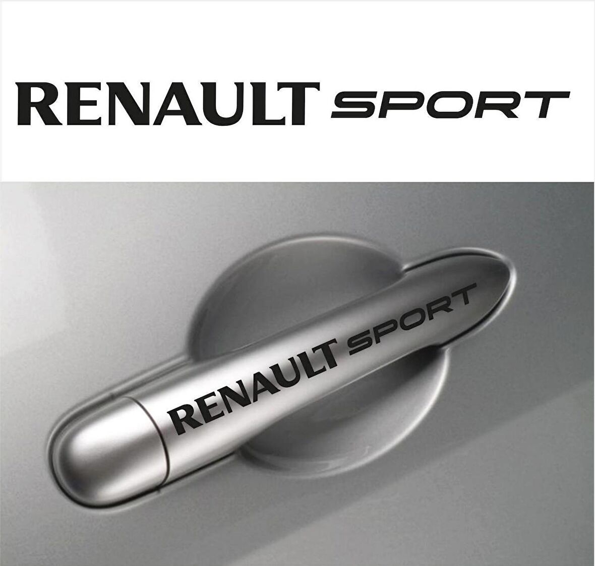 Rena ult Sport Kapı Kolu ve Jant sticker seti 8 adet yazı 409