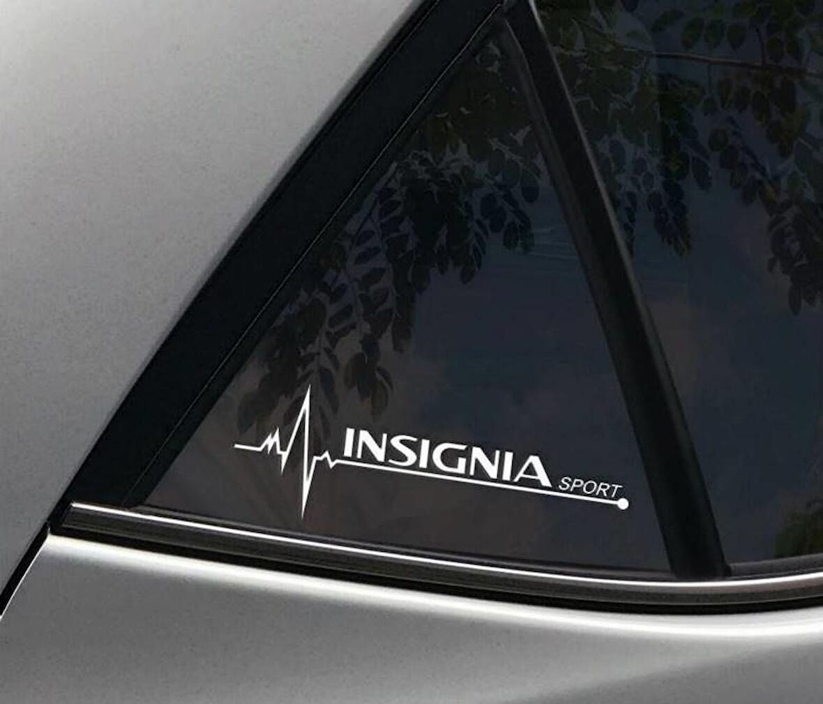 Insignia Yan Cam Sticker Oto Kapı Çıkartma Tuning oto 20 cm x 7 cm yazı 339
