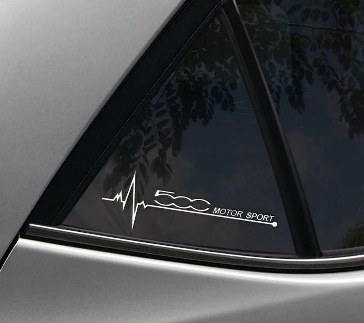 500 Yan Cam Sticker Oto Kapı Çıkartma Tuning oto 20 cm x 7 cm yazı 112