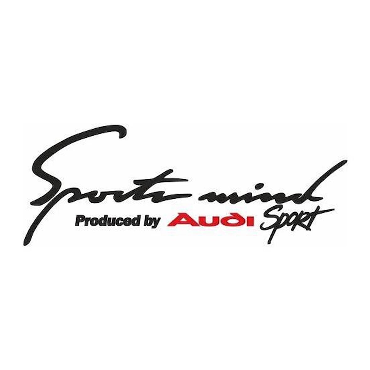 A udi Sports Mind Oto Sticker 30 cm x 11 cm yazı 38