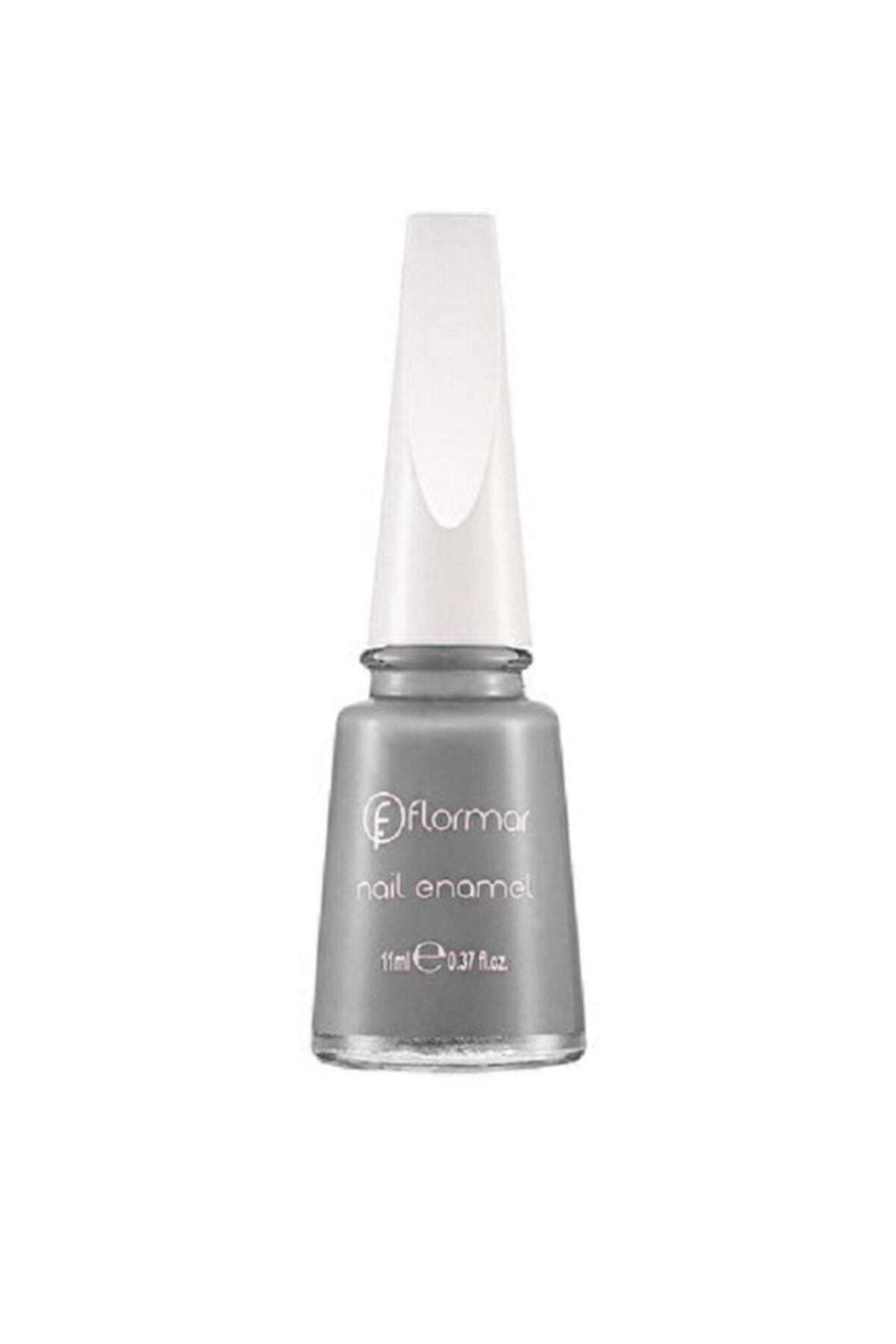 Flormar Nail Enamel Yüksek Pigmentli & Parlak Bitişli Oje Fne-417 Steel Gray