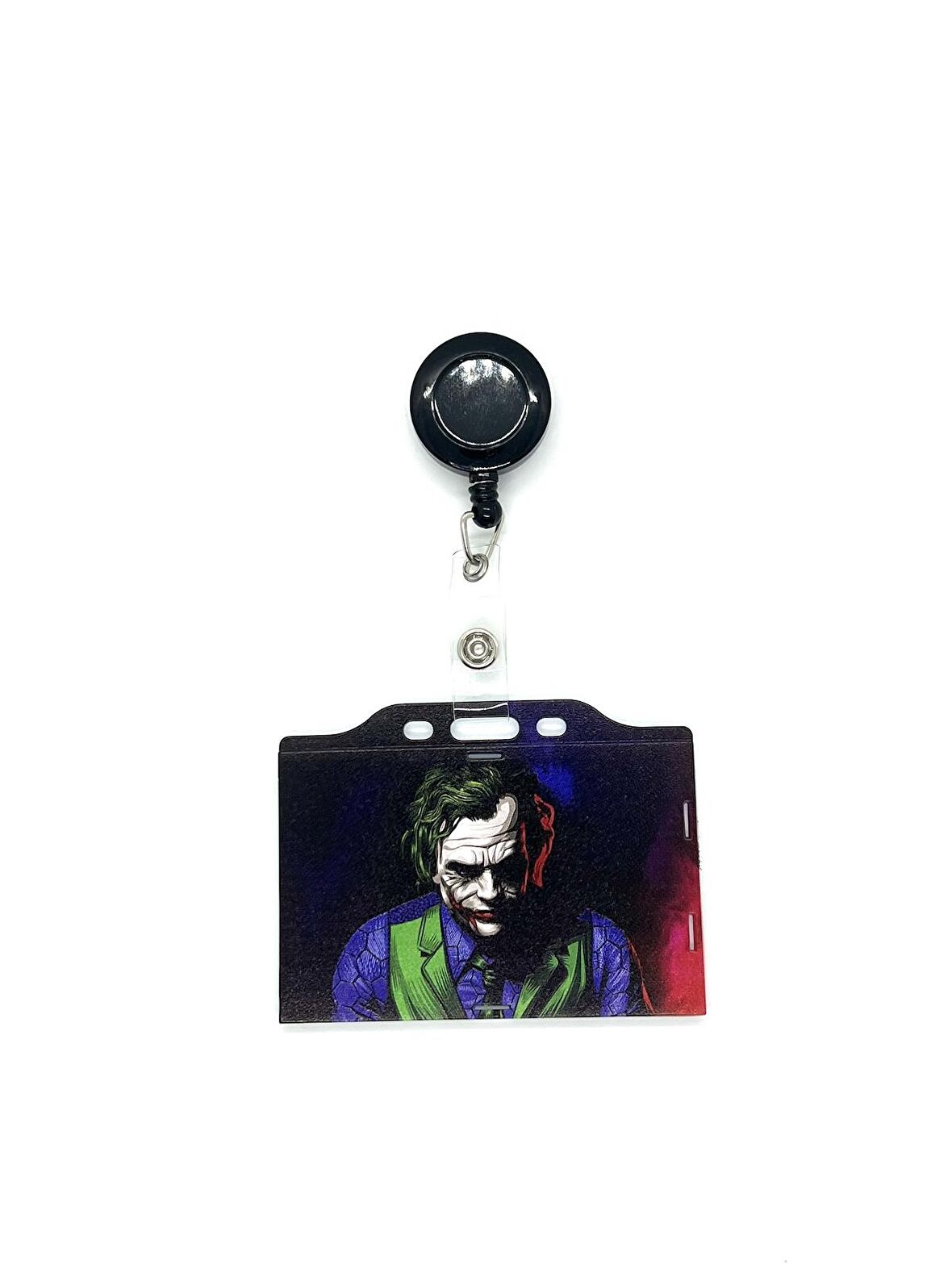Joker Temalı Yatay Kart Kabı Kart Koruyucu 