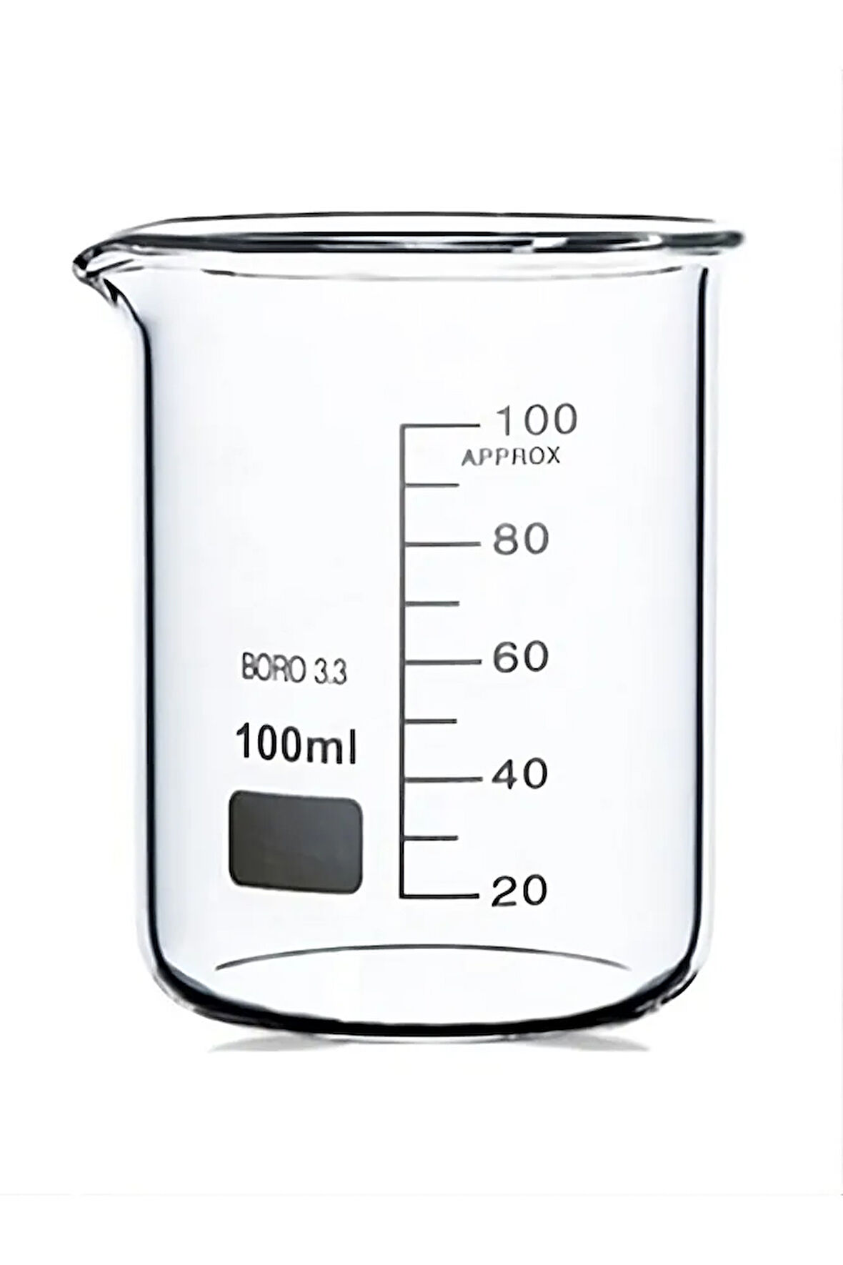 Cam Beher – Isıya Dayanıklı Borosilikat Cam – 100 ml