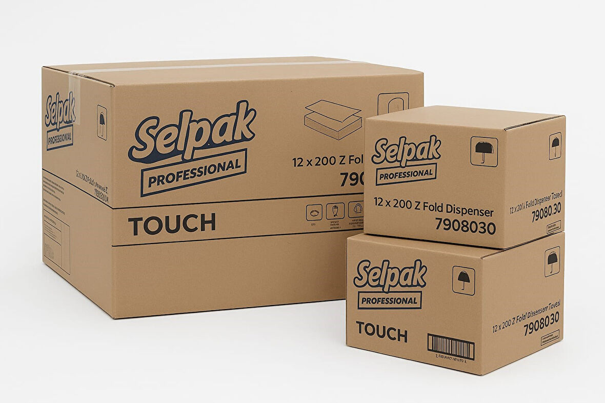 Selpak TOUCH Dispenser Z Katlama Havlu 200 x 36