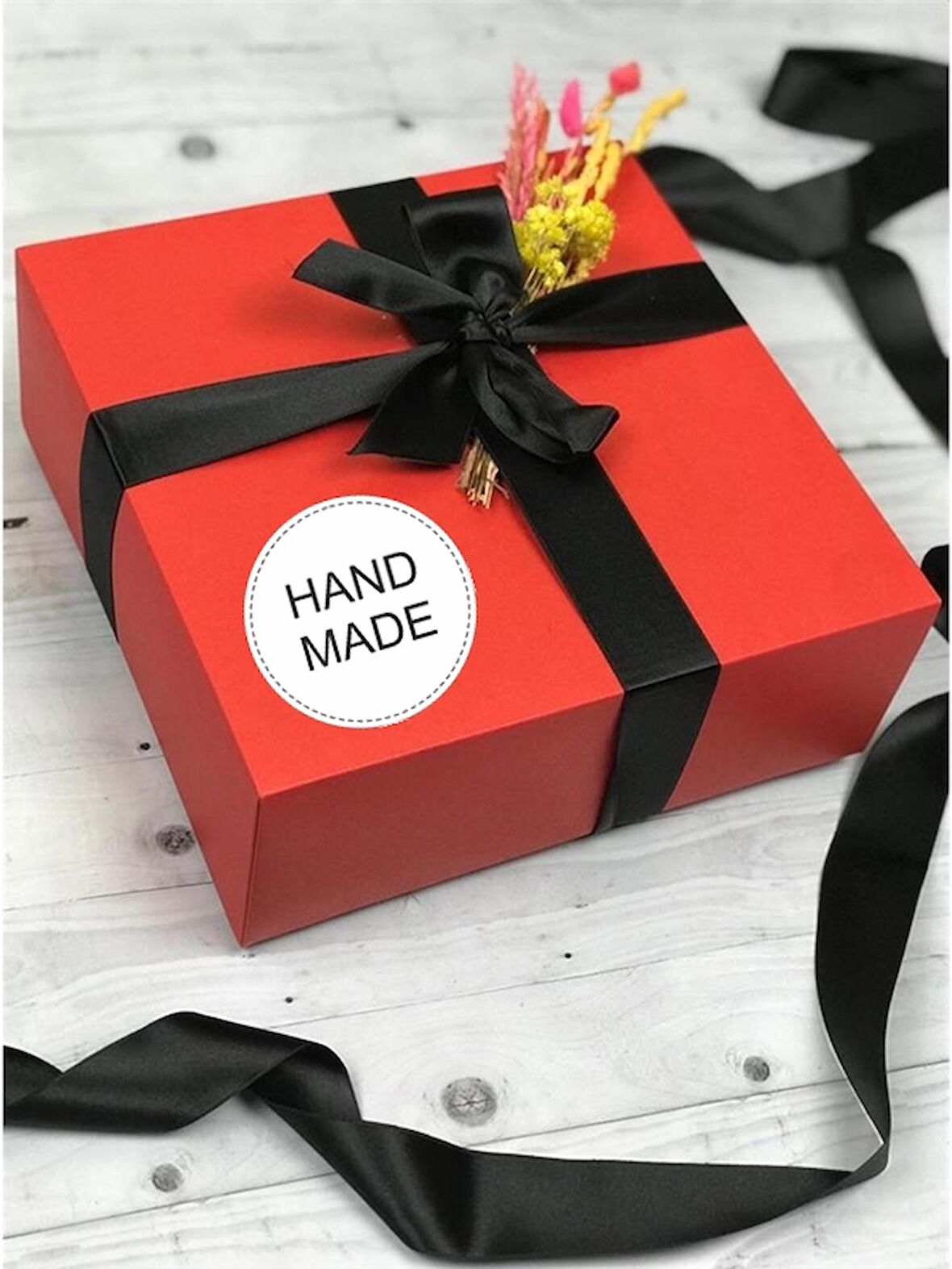 Yuvarlak 50mm Yapışkanlı Sticker Etiket 100 Adet