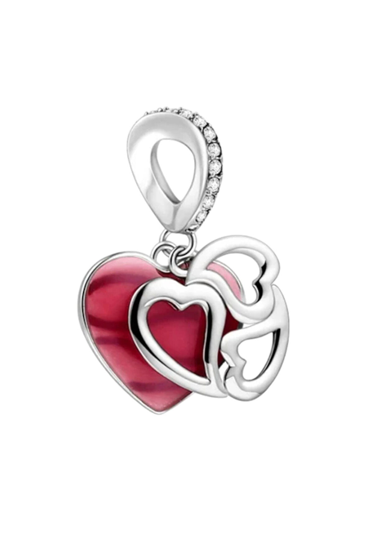 Dans Eden Kalpler Charm | 925 Ayar Gümüş