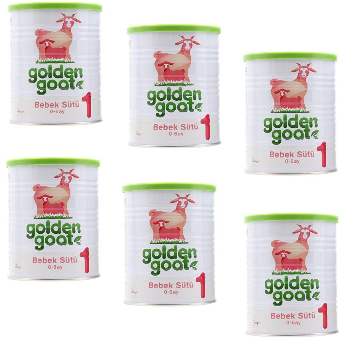 Golden Goat 1 Keçi Sütü Bazlı Bebek Sütü 400 gr 6 ADET