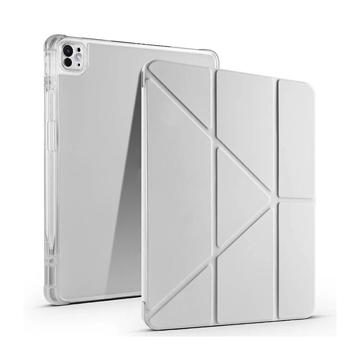 Apple iPad Air 13 2024 Kılıf Redclick Tri Folding Kalem Bölmeli Standlı Kılıf