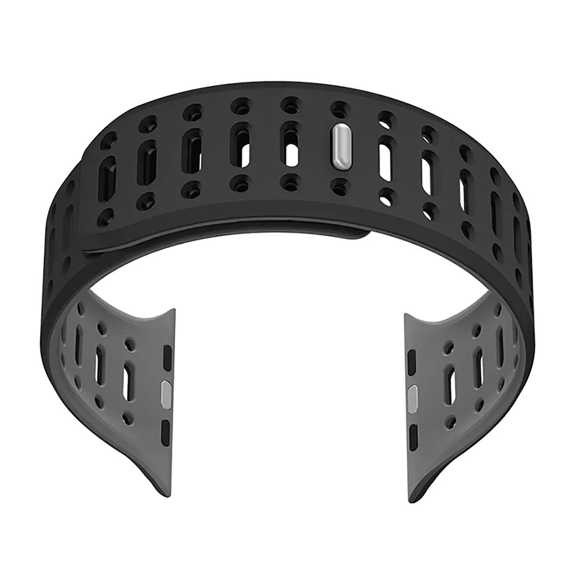 Watch Ultra 2 49mm Redclick KRD-124 Silikon Kordon Terletmeyen Delikli Strap Kayış
