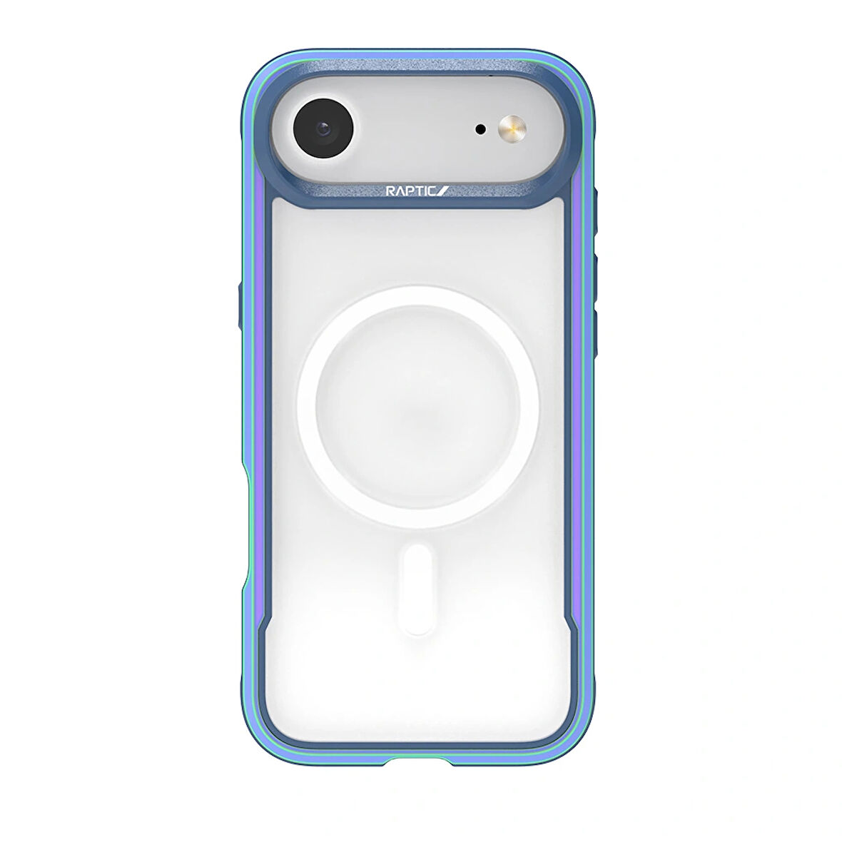 Apple iPhone 17 Air Kılıf M-safe Şarj Özellikli Airbagli Raptic Shield Serisi Şeffaf Arka Yüzey Kapak