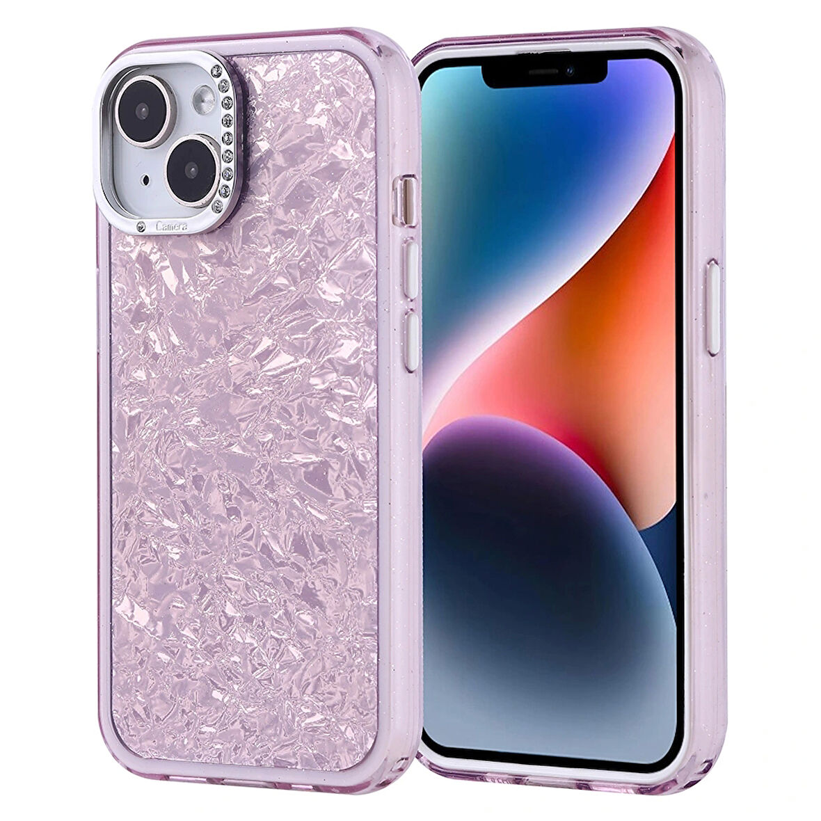 Apple iPhone 13 Kılıf Taşlı Tasarımlı Redclick Kapi Kapak