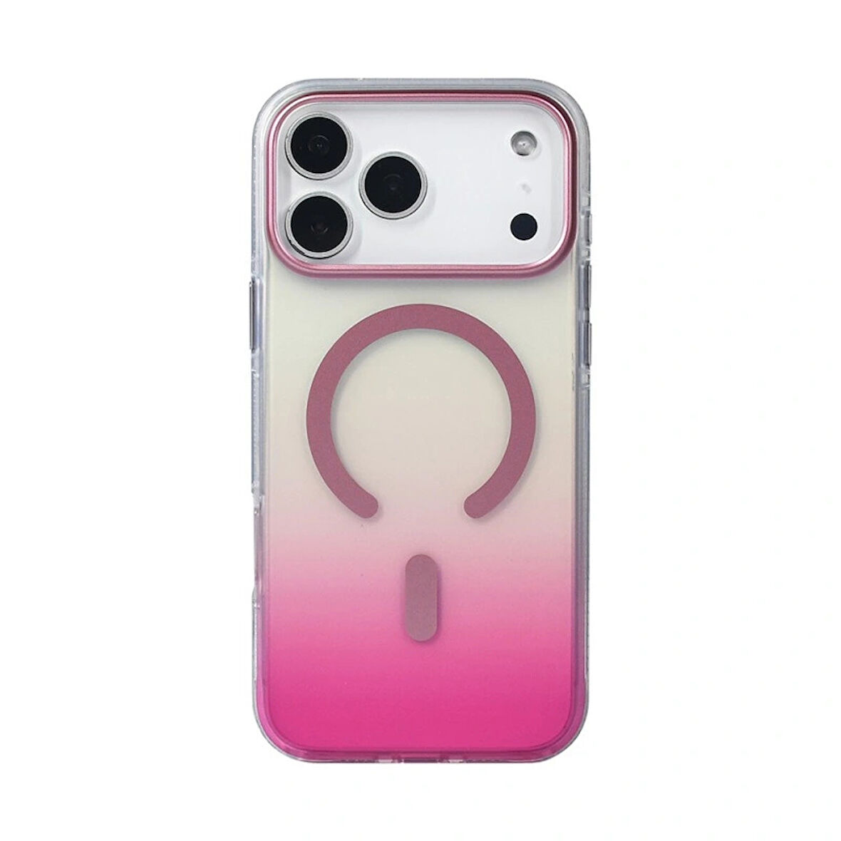 Apple iPhone 17 Pro Max Kılıf M-safe Şarj Özellikli Transparan Renk Geçişli Redclick Toros Kapak