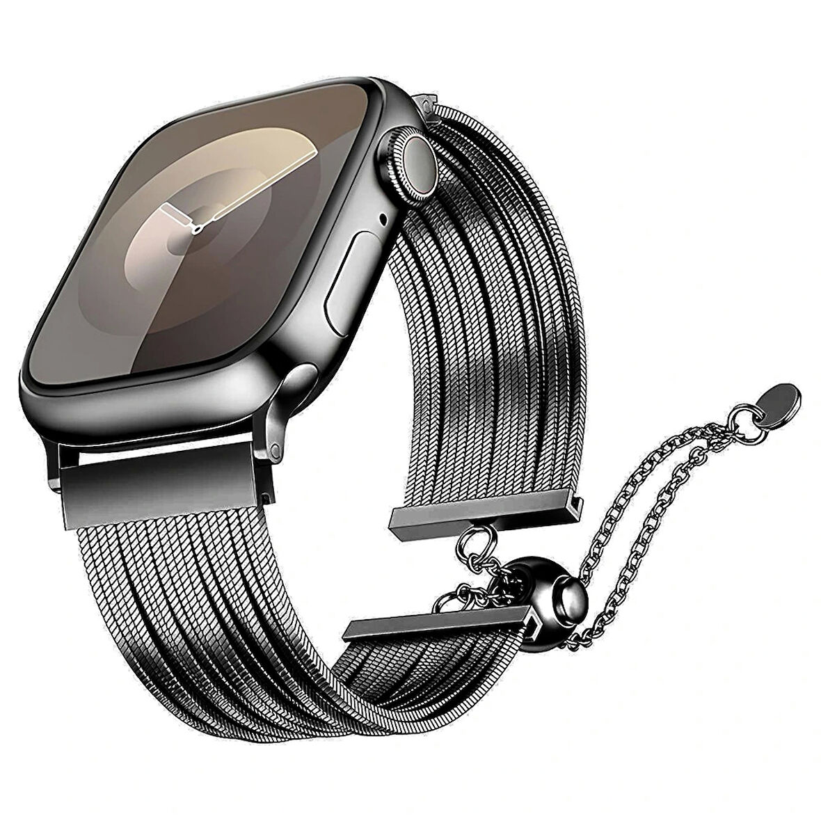Apple Watch 10 42mm Redclick KRD-137 Metal Hasır Bilezik Kadın Kordon