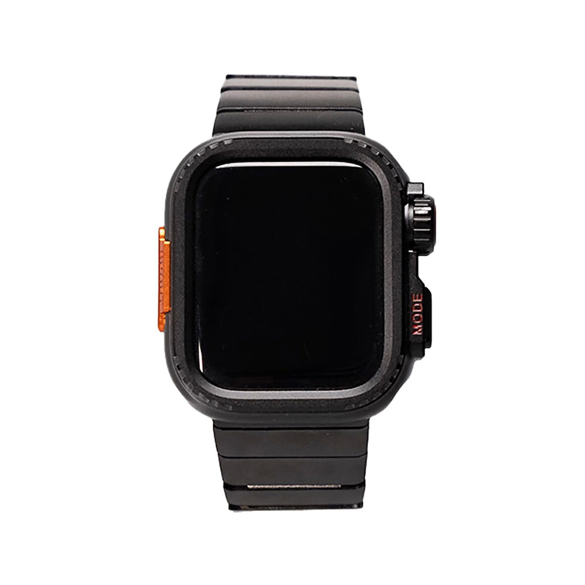 Apple Watch Ultra 2 49mm Redclick KRD-126 Kordon + Sert Kasa Koruyuculu Metal Kordon