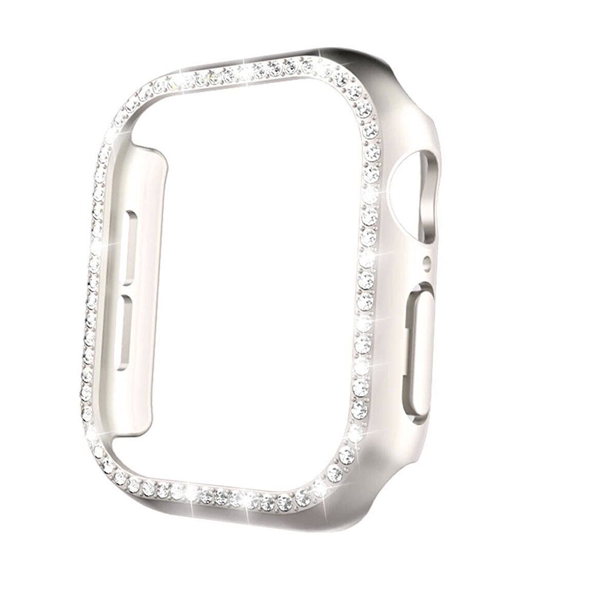 Apple Watch 10 42mm Redclick Watch Taşlı Kadın Gard 05 Sert PC Koruyucu