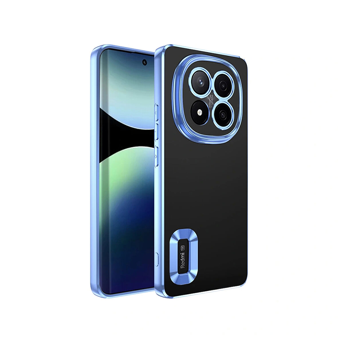 Xiaomi Redmi Note 14 Pro Plus Kılıf Kamera Korumalı Logo Gösteren Redclick Omega Kapak