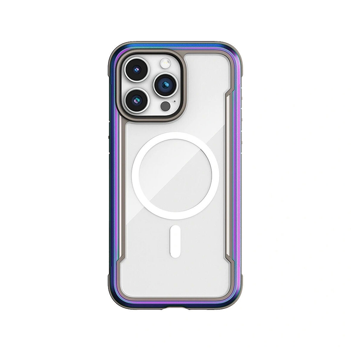 Apple iPhone 14 Pro Max Kılıf Magsafe Şarj Özellikli Airbagli Raptic Shield Serisi Şeffaf Arka Yüzey Kapak