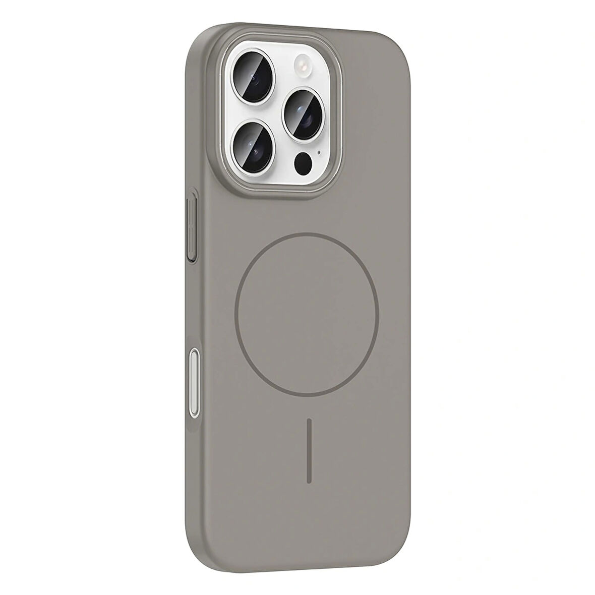 Apple iPhone 16 Pro Kılıf Magsafe Şarj Özellikli Redclick Ruby Silikon Kapak