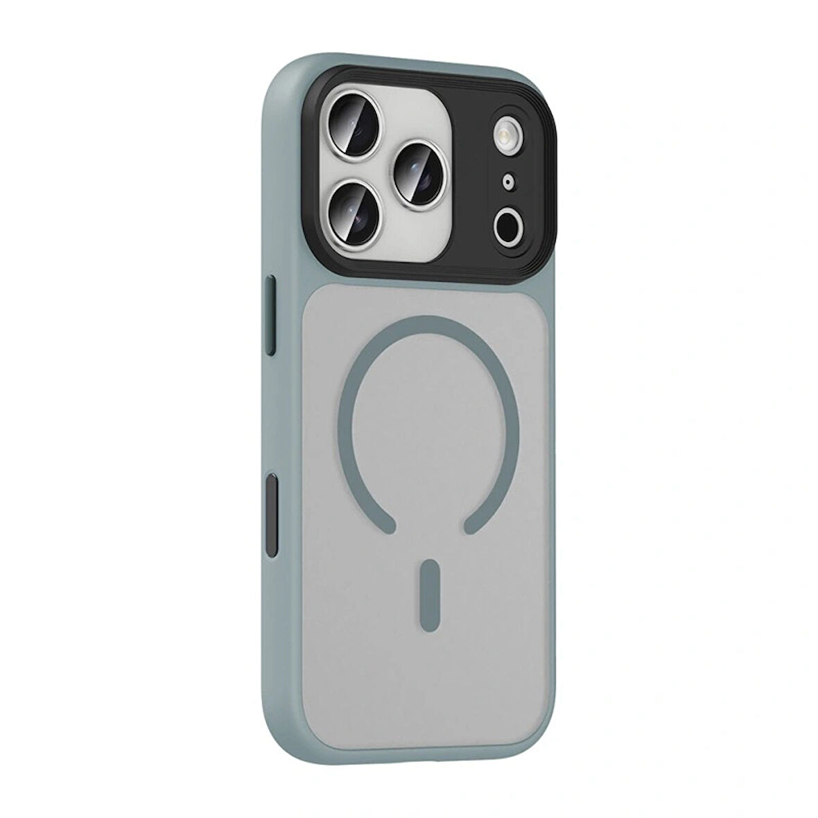 Apple Uyumlu iPhone 17 Pro Max Kılıf Mat Arka Yüzey Wireless Şarj Özellikli Redclick Flet M-safe Kapak