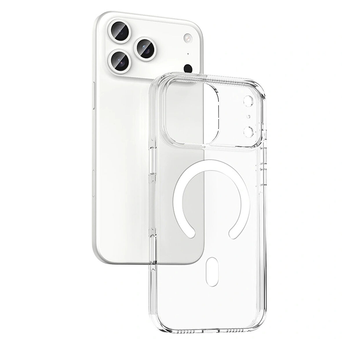 Apple iPhone 17 Pro Max Kılıf M-safe Şarj Özellikli Kamera Korumalı Redclick Kripto Kapak