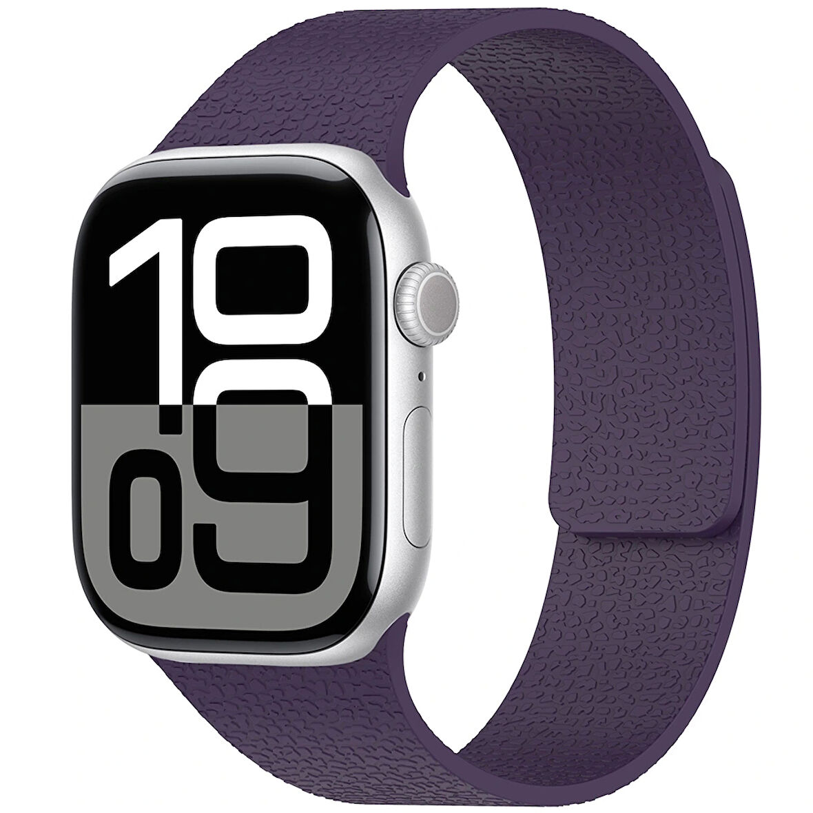 Apple Watch Ultra 2 49mm Redclick KRD-136 Kabartma Desenli Mıknatıslı Silikon Kordon