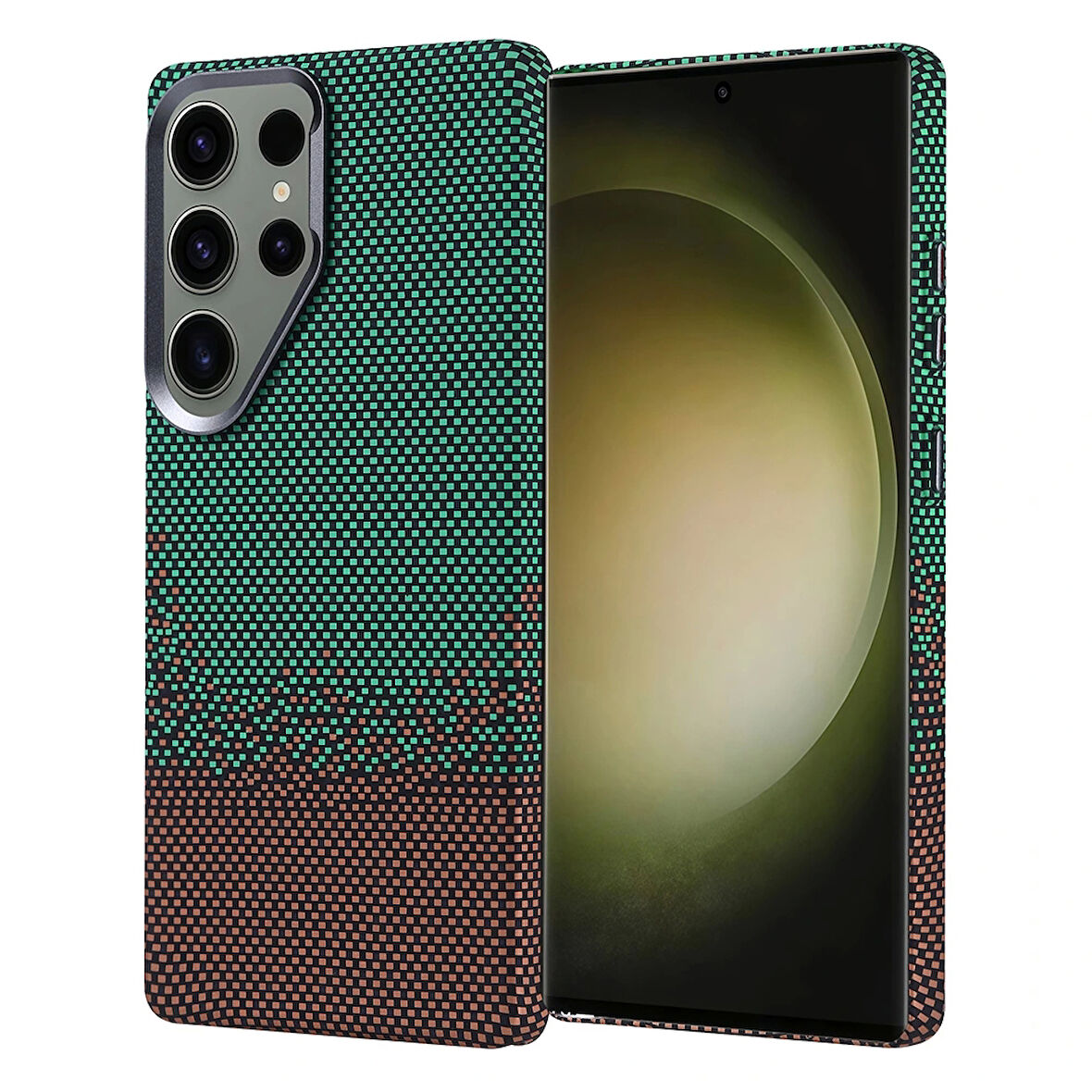 Galaxy S25 Ultra Kılıf Magsafe Şarj Özellikli Karbon Fiber Görünümlü Redclick Nekst Kapak