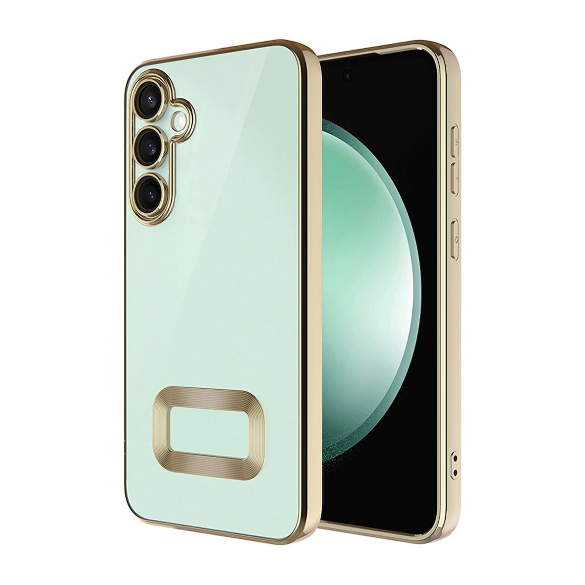 Galaxy A16 Kılıf Kamera Korumalı Logo Gösteren Redclick Omega Kapak