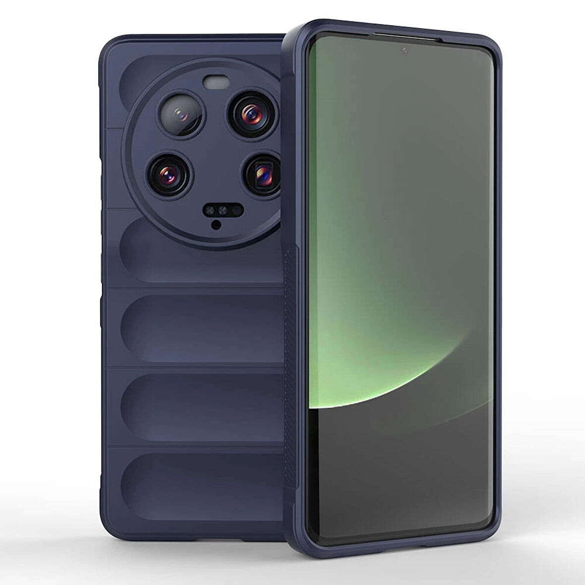 Xiaomi Mi 13 Ultra Kılıf Esnek TPU Oyuklu Arka Yüzey Tasarımlı Redclick Etnik Silikon Kapak