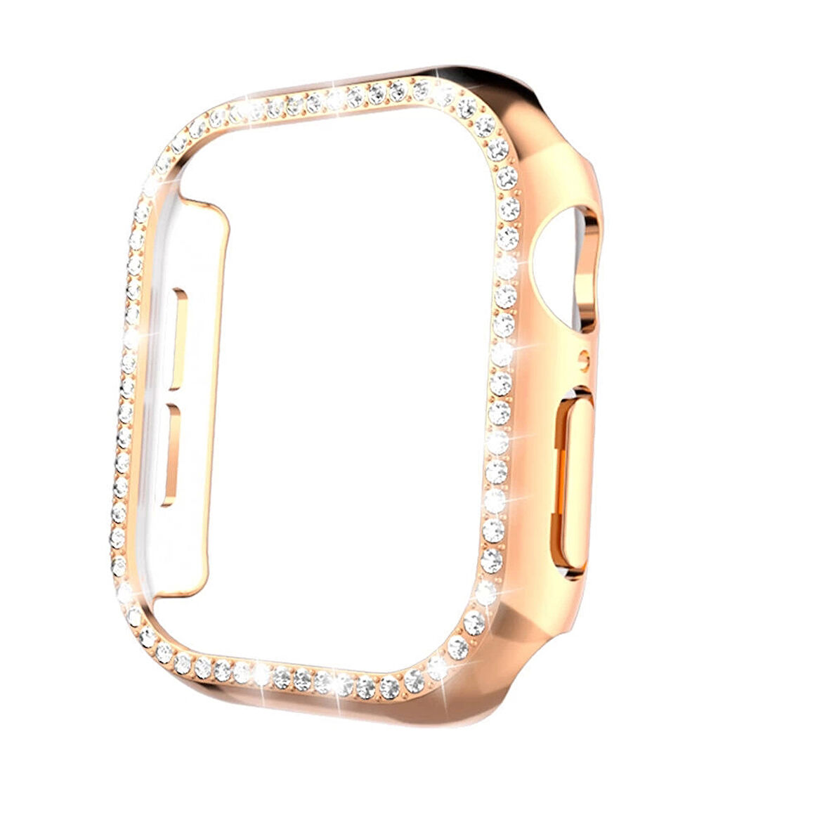 Apple Watch 10 42mm Redclick Watch Taşlı Kadın Gard 05 Sert PC Koruyucu