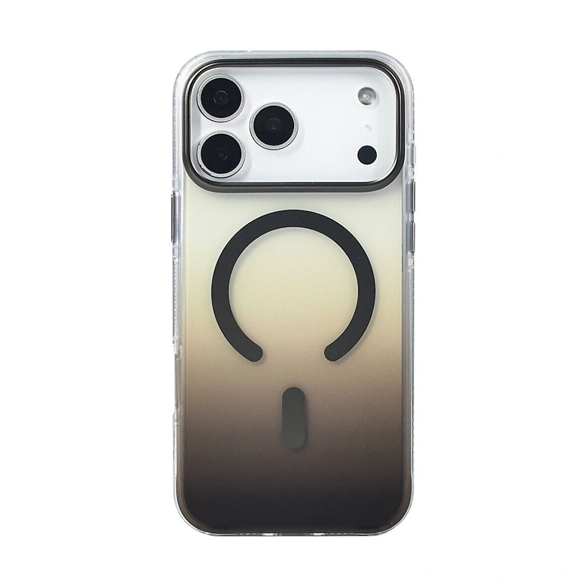 Apple iPhone 17 Pro Max Kılıf M-safe Şarj Özellikli Transparan Renk Geçişli Redclick Toros Kapak