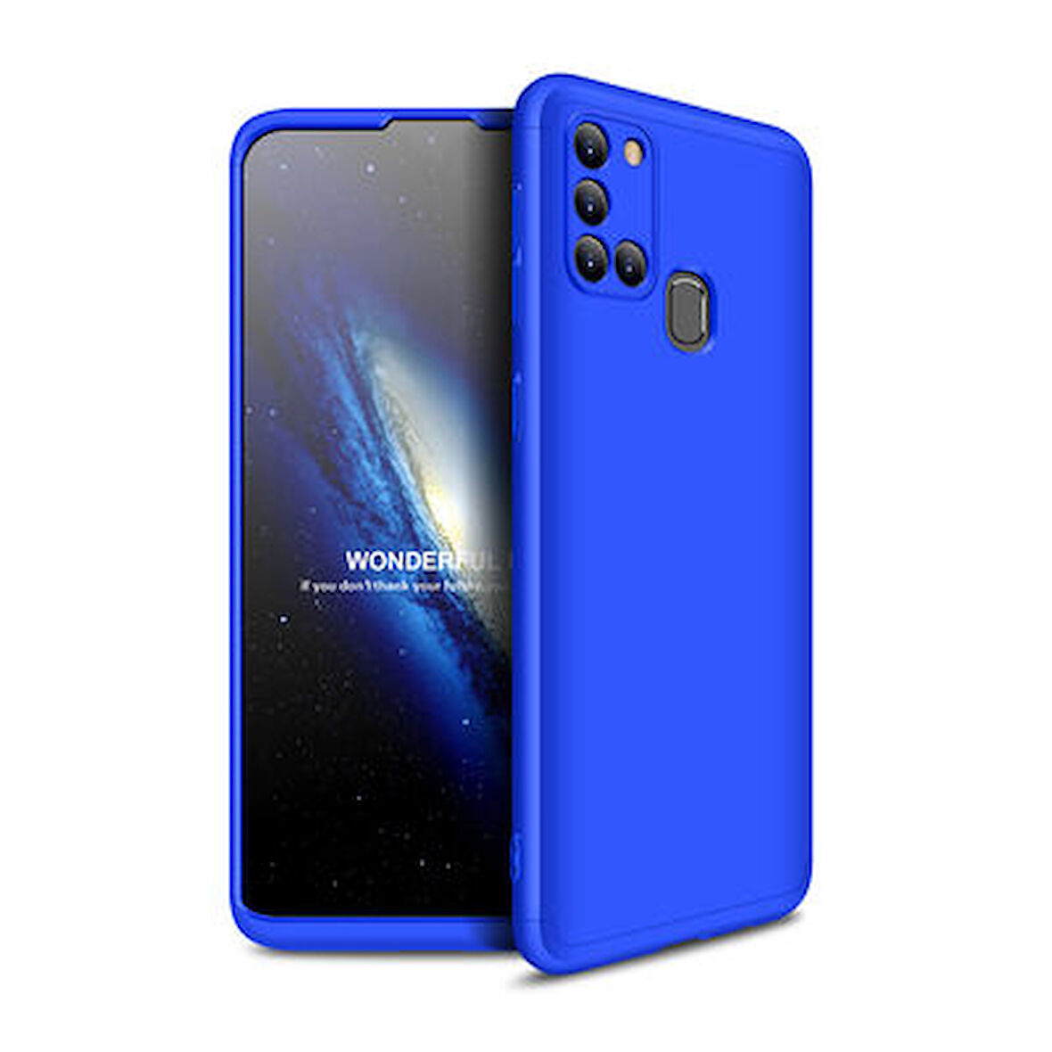Galaxy A21S Kılıf 3 Parçalı Tam Koruma Şık Astrea Premium Sert Kapak
