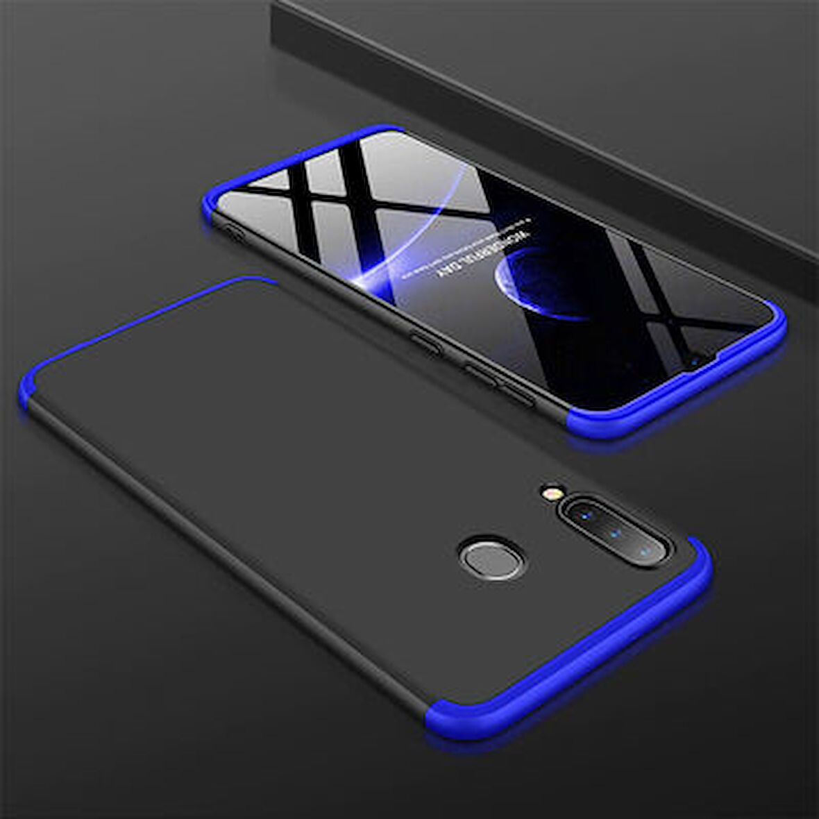 Galaxy A70 Kılıf 3 Parçalı Tam Koruma Şık Astrea Premium Sert Kapak