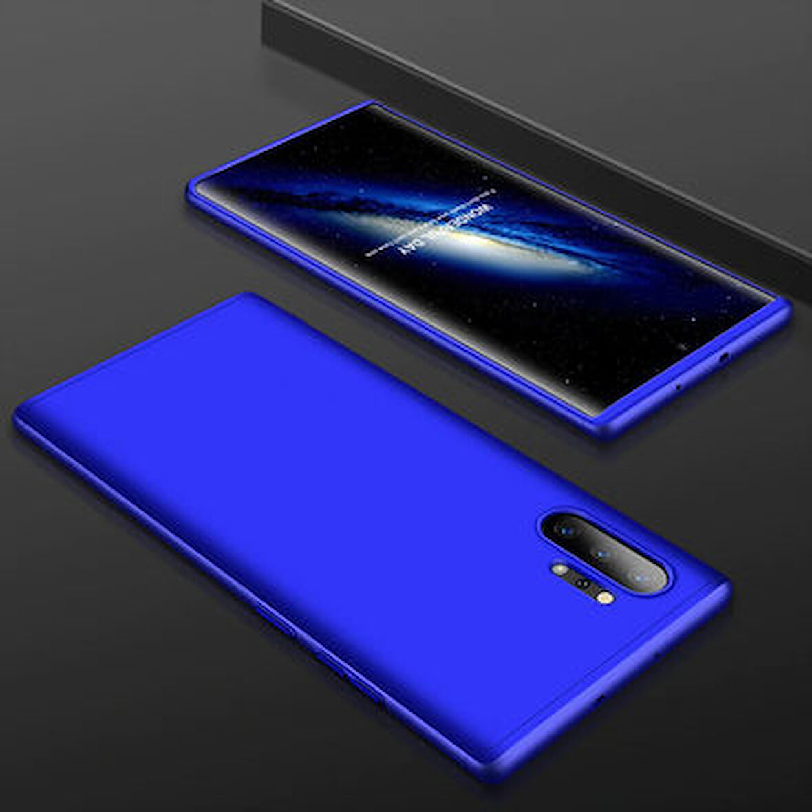 Galaxy Note 10 Plus Kılıf 3 Parçalı Tam Koruma Şık Astrea Premium Sert Kapak
