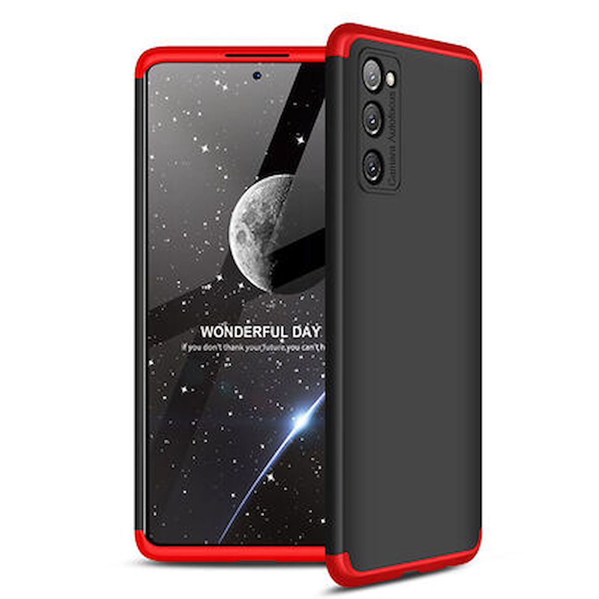 Galaxy S20 FE Kılıf 3 Parçalı Tam Koruma Şık Astrea Premium Sert Kapak