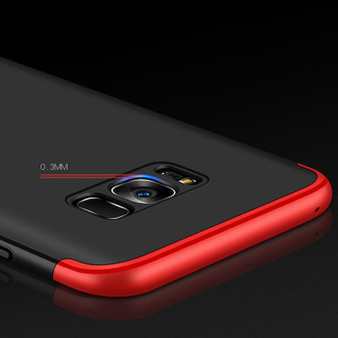 Galaxy S8 Kılıf 3 Parçalı Tam Koruma Şık Astrea Premium Sert Kapak