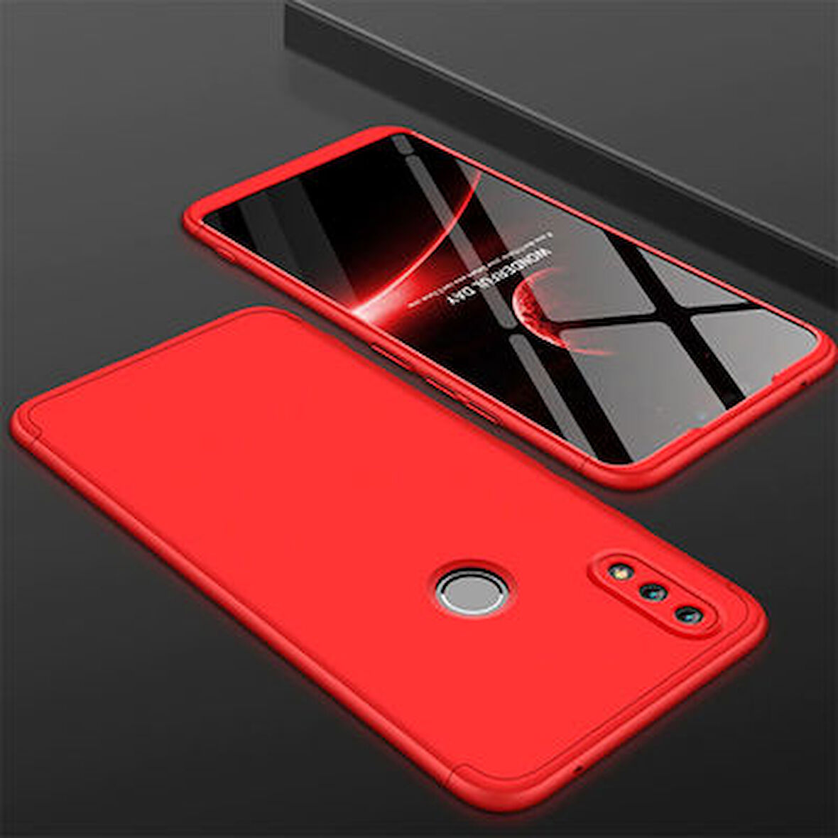 Honor Play Kılıf 3 Parçalı Tam Koruma Şık Astrea Premium Sert Kapak