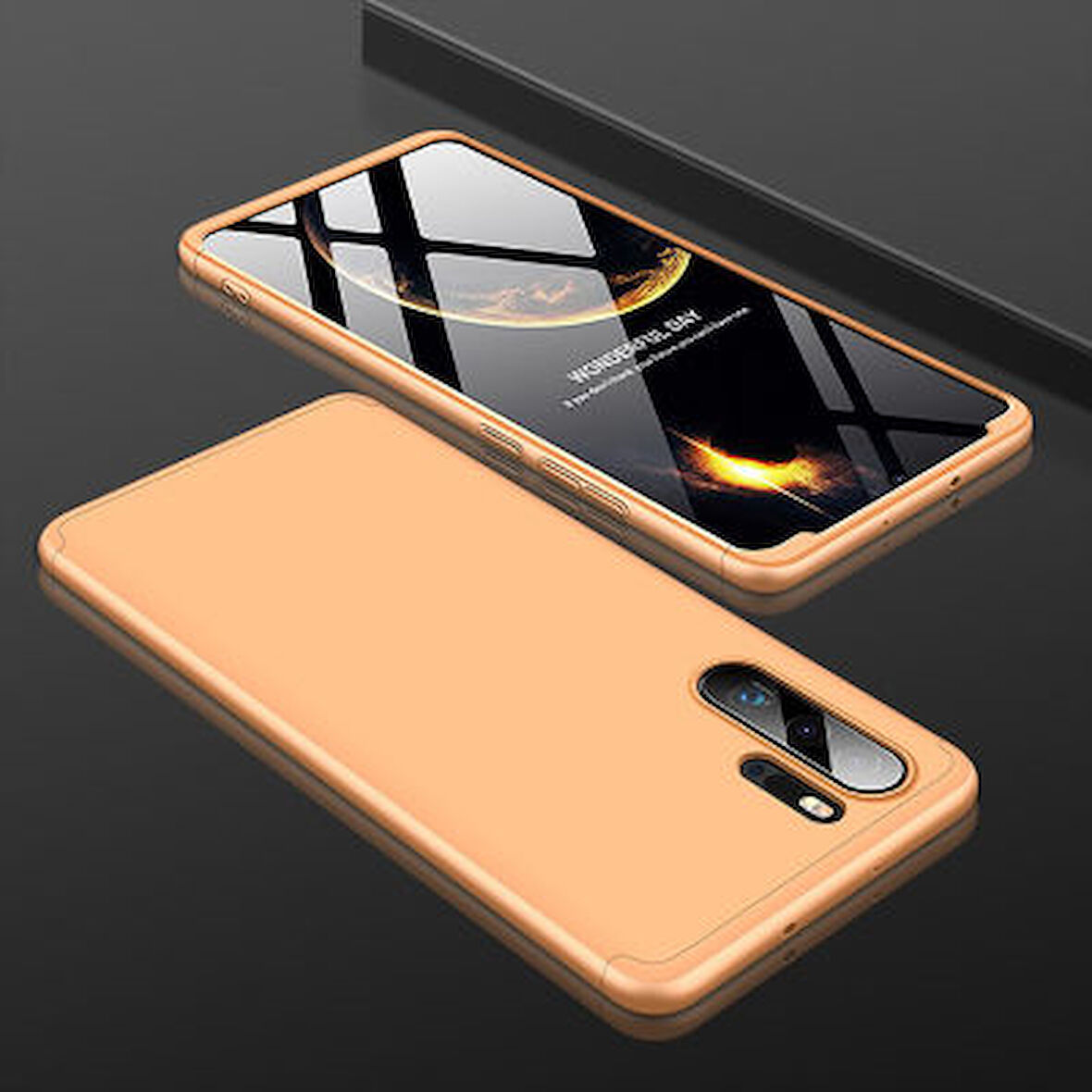 Huawei P30 Pro Kılıf 3 Parçalı Tam Koruma Şık Astrea Premium Sert Kapak
