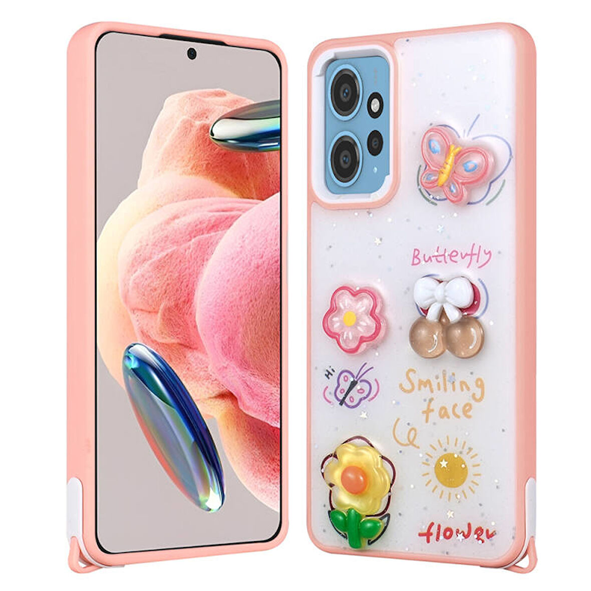 Redmi Note 12 4G Figürlü ve Desenli Şık Cevze Premium Kılıf